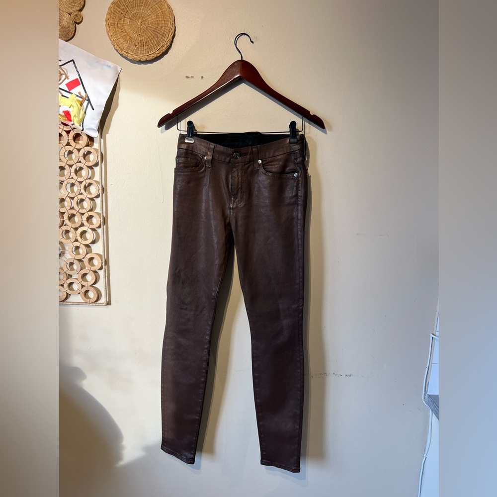 For all mankind size 26 brown skinny pants…..